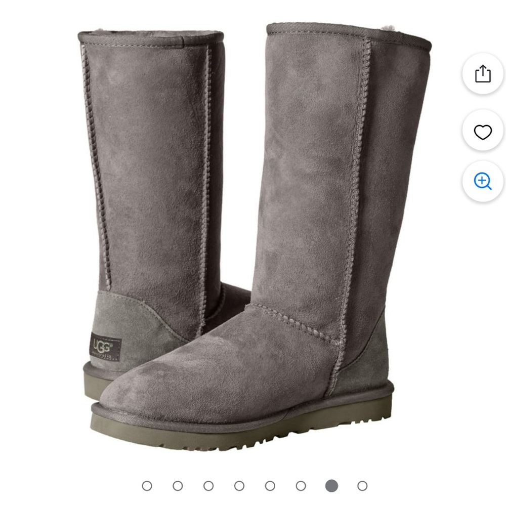 UGG Gray Suede Boots